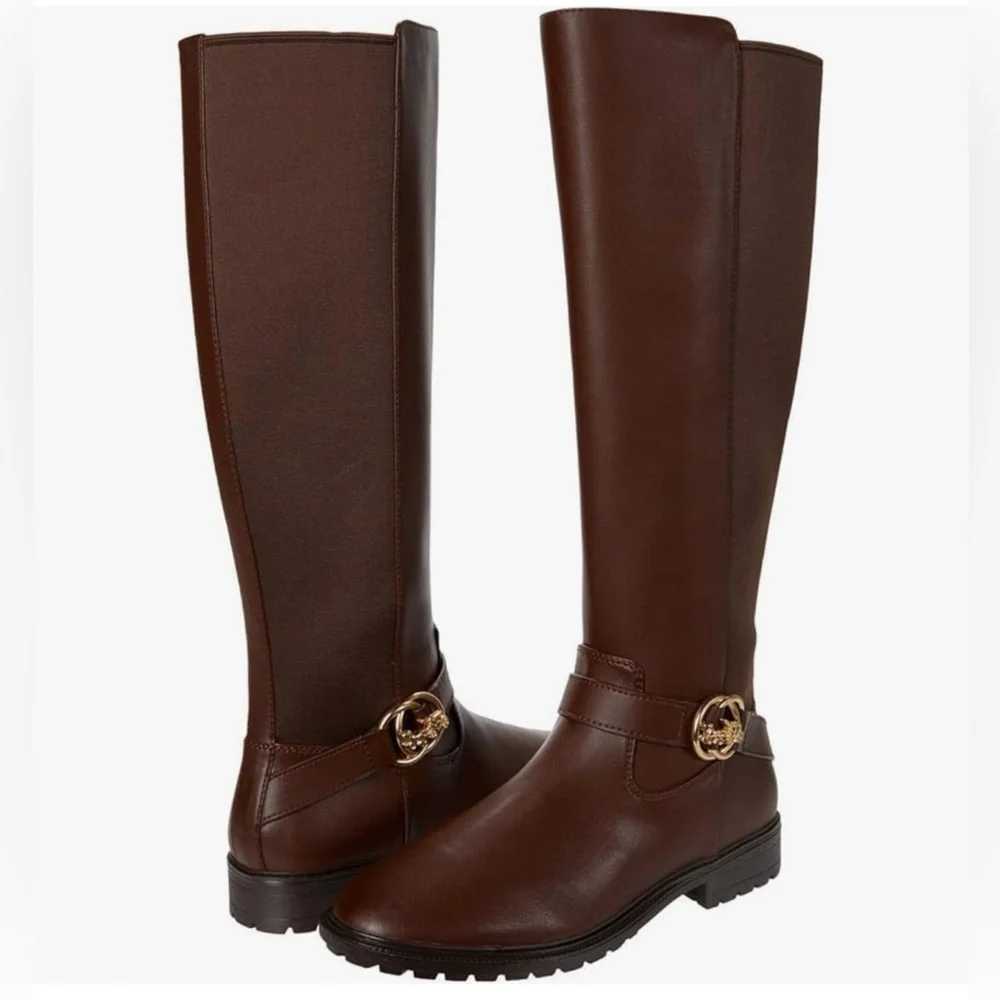 COACH Farrah Leather Boot